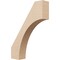 Ekena Millwork 3-inch W x 14-inch D x 18-inch H Westlake Rough Cedar Woodgrain TimberThane Knee Brace, Primed BRCUR03X14X18WTLRCPR - alternate 1
